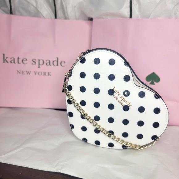 Kate spade mini heart crossbody Dot dot dot - Picture 15 of 16